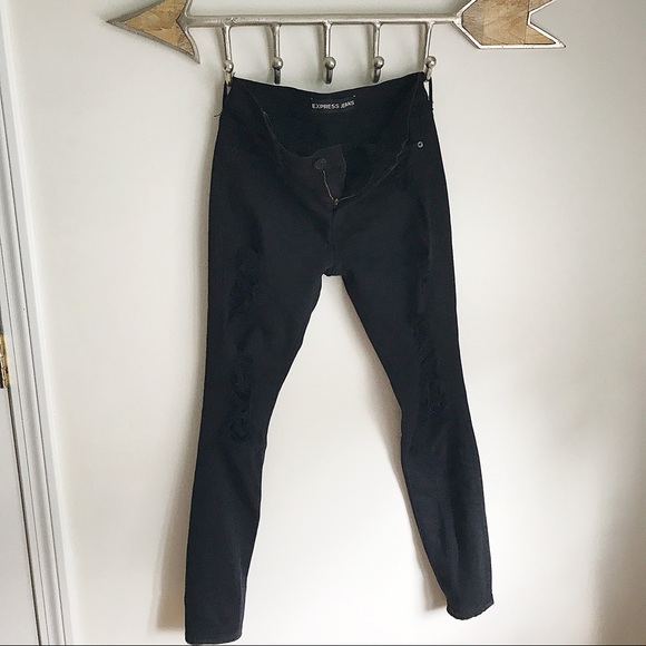 Express 🅳🅴🆂🆃🆁🅾︎🆈🅴🅳Denim Jeans - Picture 6 of 6